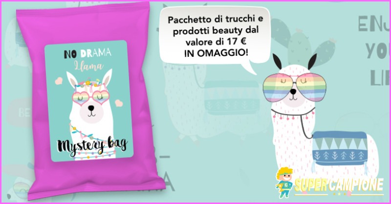 Pacchetto trucchi e beauty gratis!