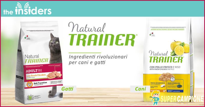 Ricevi gratis i prodotti Natural Trainer cane e gatto