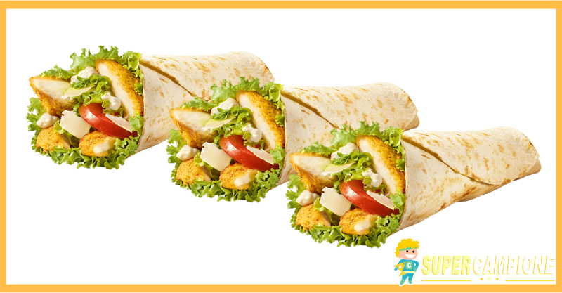 McWrap Caesar Cheese a 2€