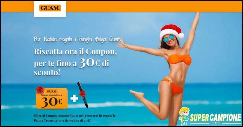 Guam: Codice sconto + penna trucco omaggio