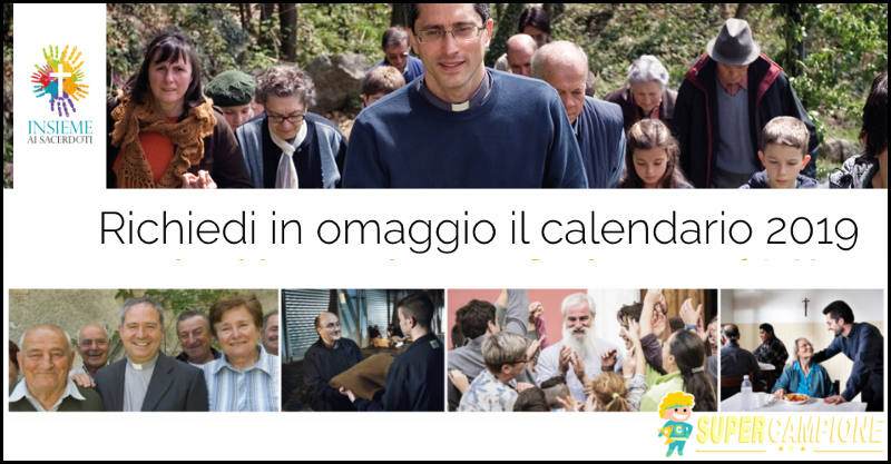 Omaggio Calendario 2019 Insieme siamo Chiesa Omaggio Calendario 2019 Insieme siamo Chiesa