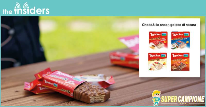 Diventa tester Loacker Choco& Diventa tester Loacker Choco&
