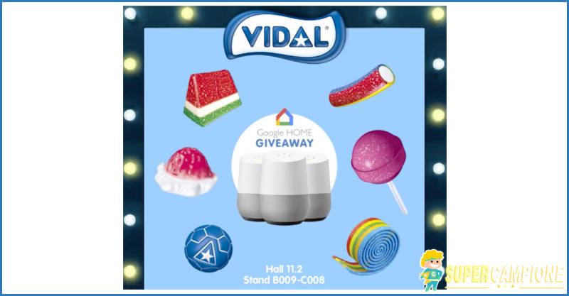 Vidal: vinci gratis una Google Home Vidal: vinci gratis una Google Home