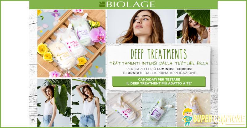 Diventa tester trattamenti per capelli Biolage Loreal