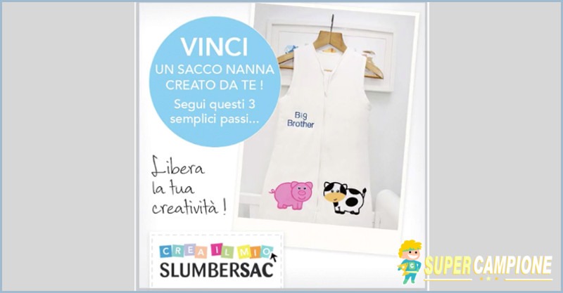 Vinci gratis un sacco nanna Slumbersac creato da te Vinci gratis un sacco nanna Slumbersac creato da te