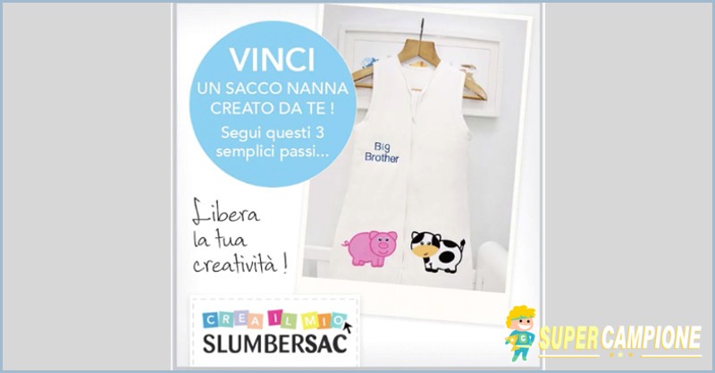 Vinci gratis un sacco nanna Slumbersac creato da te