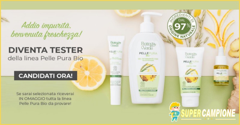 Diventa tester Bottega Verde Diventa tester Bottega Verde