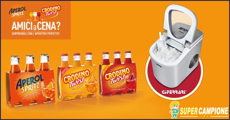 Aperol e Crodino: vinci 100 macchine del ghiaccio Aperol e Crodino: vinci 100 macchine del ghiaccio