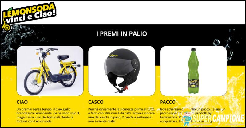 Lemonsoda: vinci forniture, caschi e motorini Lemonsoda: vinci forniture, caschi e motorini