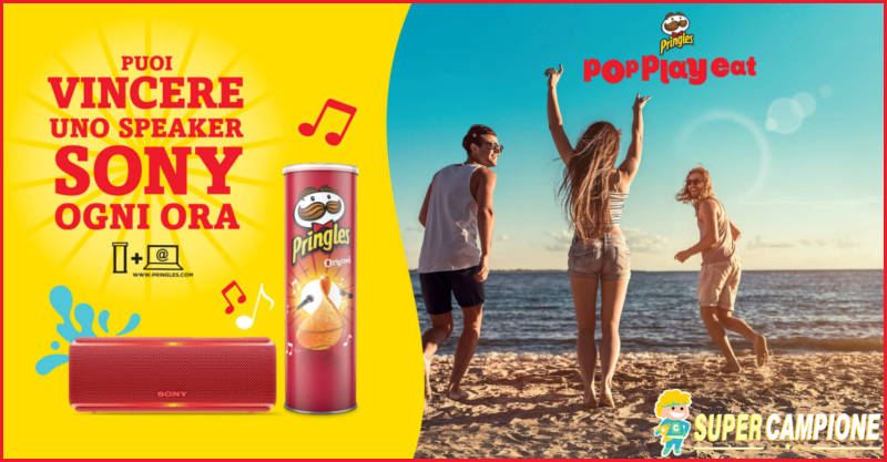 Pringles: vinci uno speaker Sony ogni ora