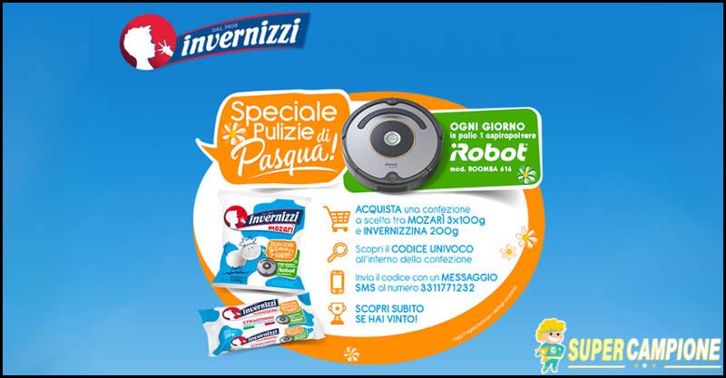 Invernizzi: vinci 30 iRobot Roomba