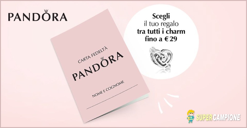 Pandora ti regala uno charm Pandora ti regala uno charm