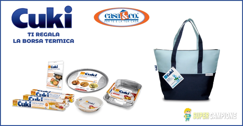 Borsa termica Cuki omaggio Borsa termica Cuki omaggio