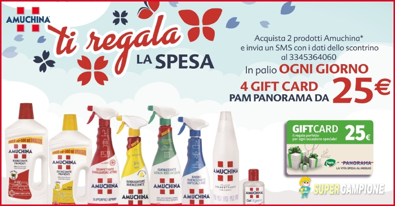 Amuchina ti regala la spesa Amuchina ti regala la spesa