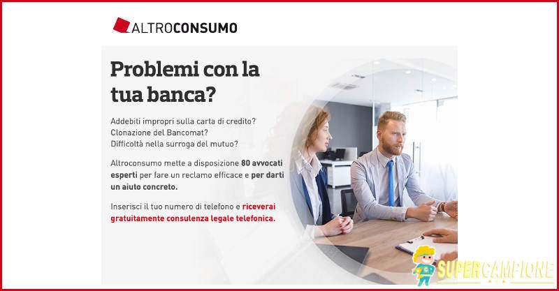 Omaggio Altroconsumo: consulenza finanziaria