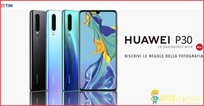 TIM: vinci gratis uno smartphone Huawei P30 TIM: vinci gratis uno smartphone Huawei P30