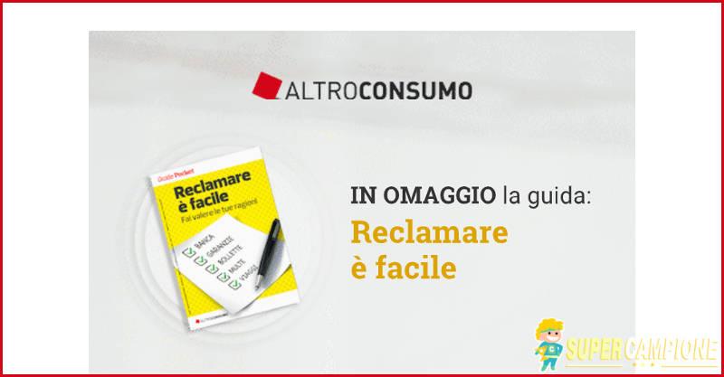 Omaggio Altroconsumo: guida Reclamare facile