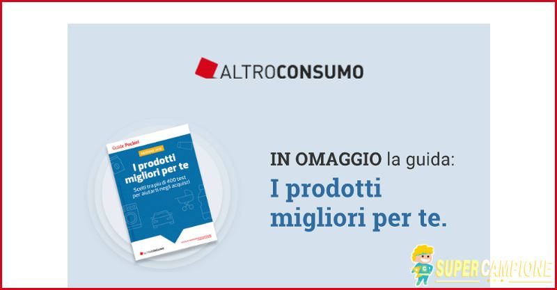 Altroconsumo: omaggio guida prodotti migliori