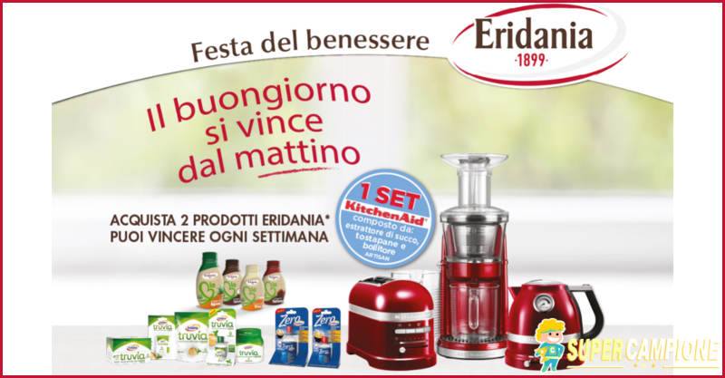 Eridania: vinci un set KitchenAid ogni settimana