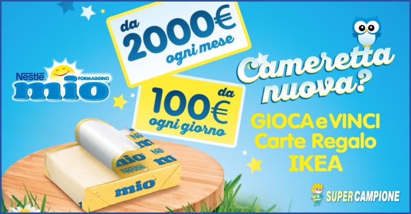 Vinci carte regalo IKEA da 100€