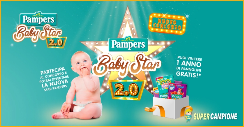 Diventa star di Pampers e vinci gratis pannolini! Diventa star di Pampers e vinci gratis pannolini!