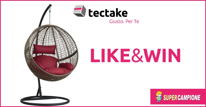TecTake: vinci gratis la poltrona sospesa in polyrattan TecTake: vinci gratis la poltrona sospesa in polyrattan