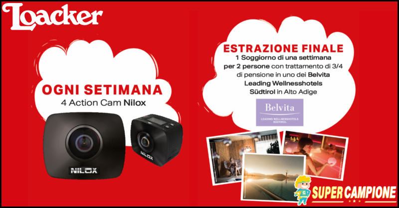 Loacker: vinci telecamere Nilox ogni settimana e vacanza Loacker: vinci telecamere Nilox ogni settimana e vacanza