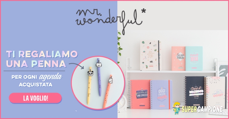 Omaggio penna Mr. Wonderful Omaggio penna Mr. Wonderful