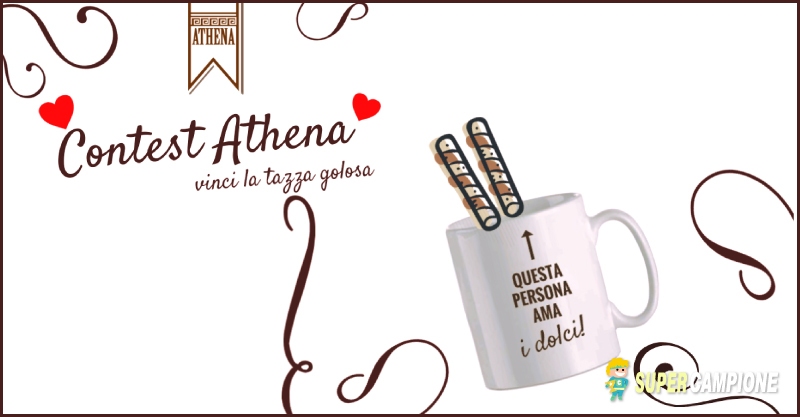 Vinci gratis la tazza Athena Vinci gratis la tazza Athena