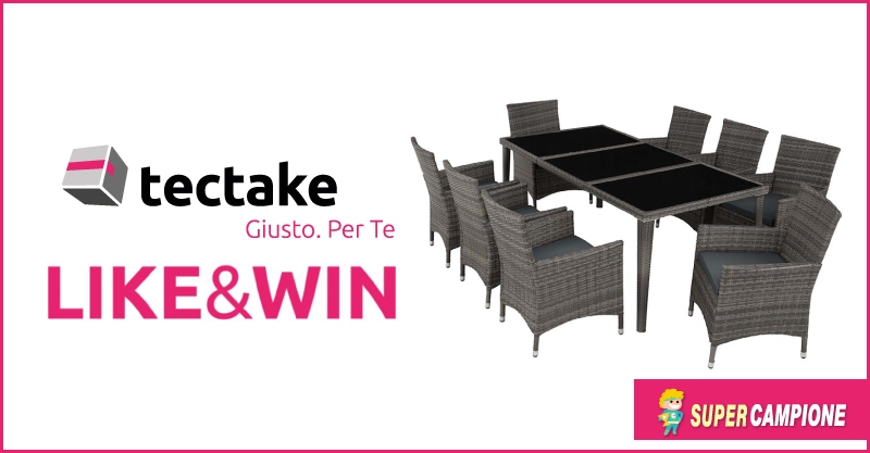 TecTake: vinci gratis il set in rattan Monaco TecTake: vinci gratis il set in rattan Monaco