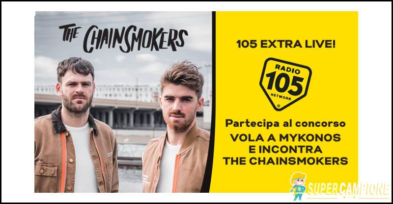 Vinci gratis viaggio a Mykonos e The Chainsmokers Vinci gratis viaggio a Mykonos e The Chainsmokers