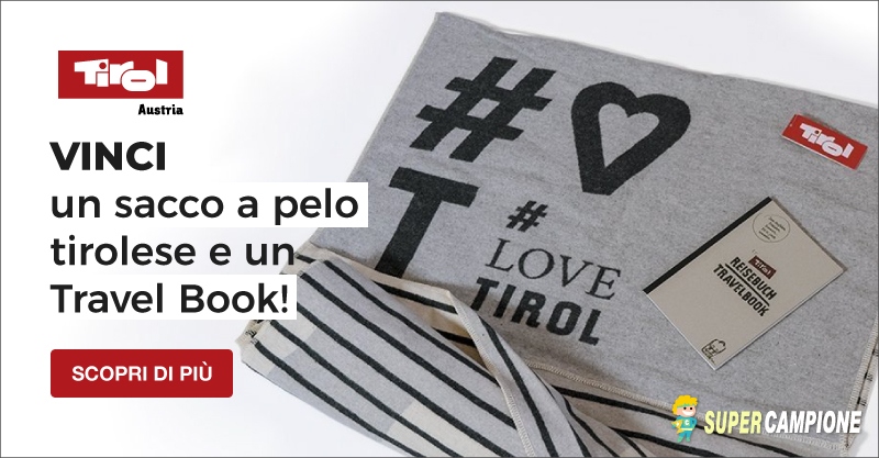 Vinci gratis un sacco a pelo tirolese con Tirol Vinci gratis un sacco a pelo tirolese con Tirol
