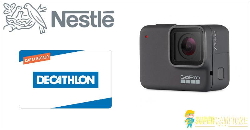 Nestlé: vinci gift card Decathlon e 