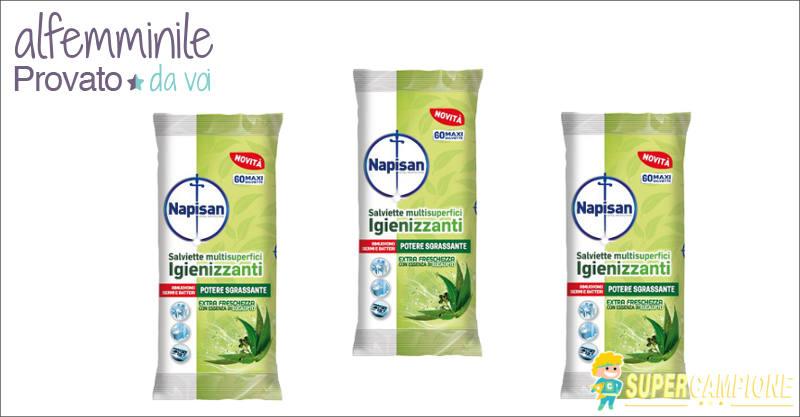 Diventa tester salviette multisuperfici igienizzanti Napisan Diventa tester salviette multisuperfici igienizzanti Napisan