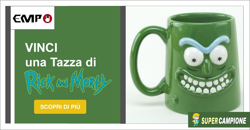 Vinci gratis la tazza di Rick And Morty Vinci gratis la tazza di Rick And Morty