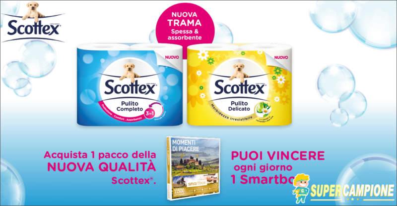 Scottex: vinci Smartbox Momenti di Piacere Scottex: vinci Smartbox Momenti di Piacere