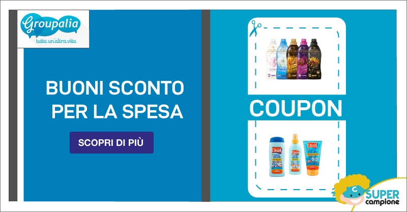 Buoni sconto gratis con Groupalia