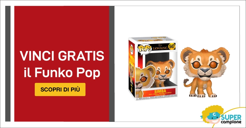 Vinci gratis il Funko Pop del Re Leone Vinci gratis il Funko Pop del Re Leone