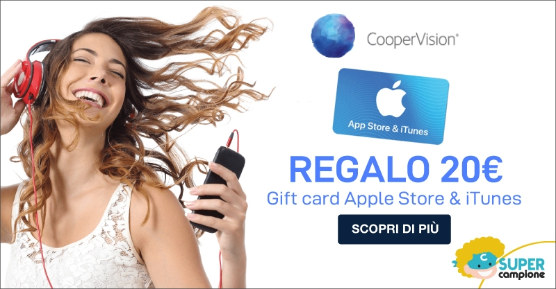 Vinci una gift card Apple Store & iTunes con CooperVision