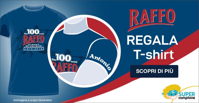 Birra Raffo ti regala la t-shirt personalizzata Birra Raffo ti regala la t-shirt personalizzata