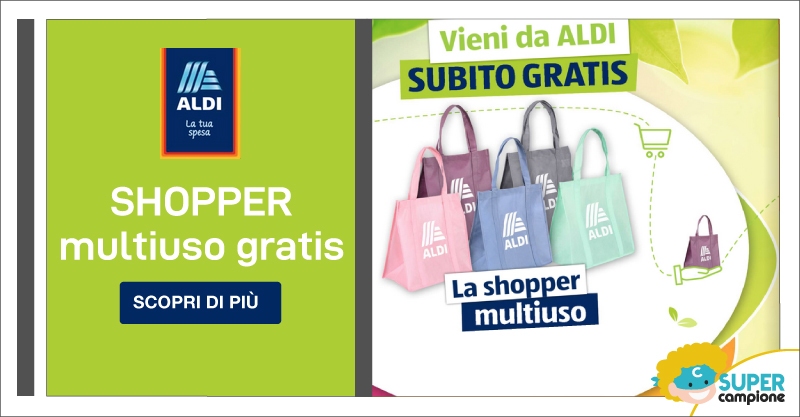 Omaggio Shopper Multiuso Aldi