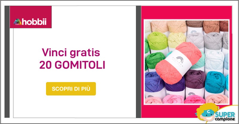 Vinci gratis 20 gomitoli Rainbow