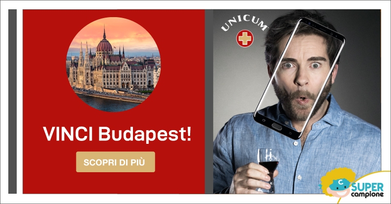 Vinci Gratis Budapest con Unicum