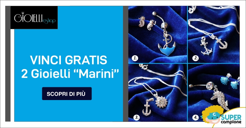Vinci gratis gioielli di Gioielli EShop! Vinci gratis gioielli di Gioielli EShop!