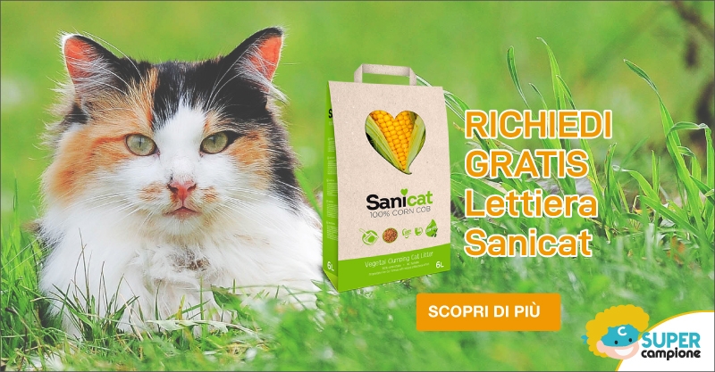 Vinci gratis la lettiera Sanicat Vegetale Vinci gratis la lettiera Sanicat Vegetale