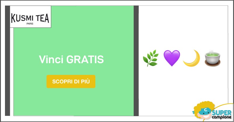 Vinci gratis una miscela Kusmi Tea Vinci gratis una miscela Kusmi Tea