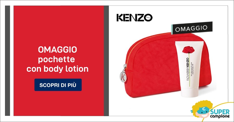 Campioni omaggio pochette Kenzo Campioni omaggio pochette Kenzo
