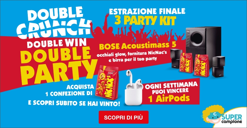 Vinci AirPods e party Kit con NicNacs Vinci AirPods e party Kit con NicNacs