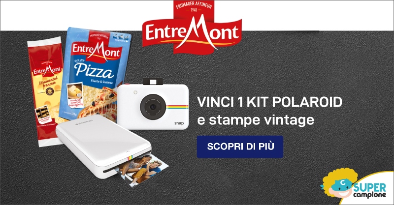 Vinci kit Polaroid e Stampe Vintage con Entremont