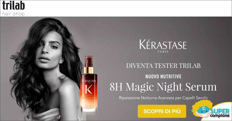 Diventa tester Kérastase Nutritive 8H Magic Night Serum Diventa tester Kérastase Nutritive 8H Magic Night Serum
